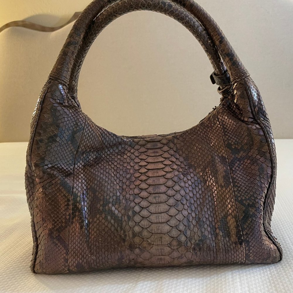 Devi Kroell Metallic Python Hobo Bag - Picture 10 of 10